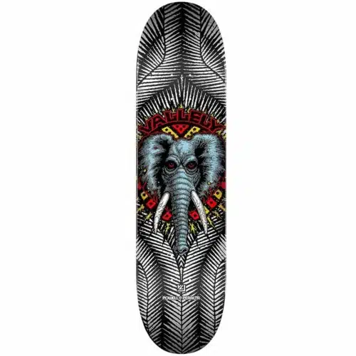 powell peralta pp vallely elephant white 8 0 x 31 45 deck planche de skateboard