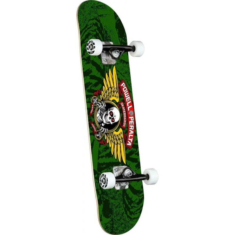 powell peralta winged ripper green skateboard complet 8 0