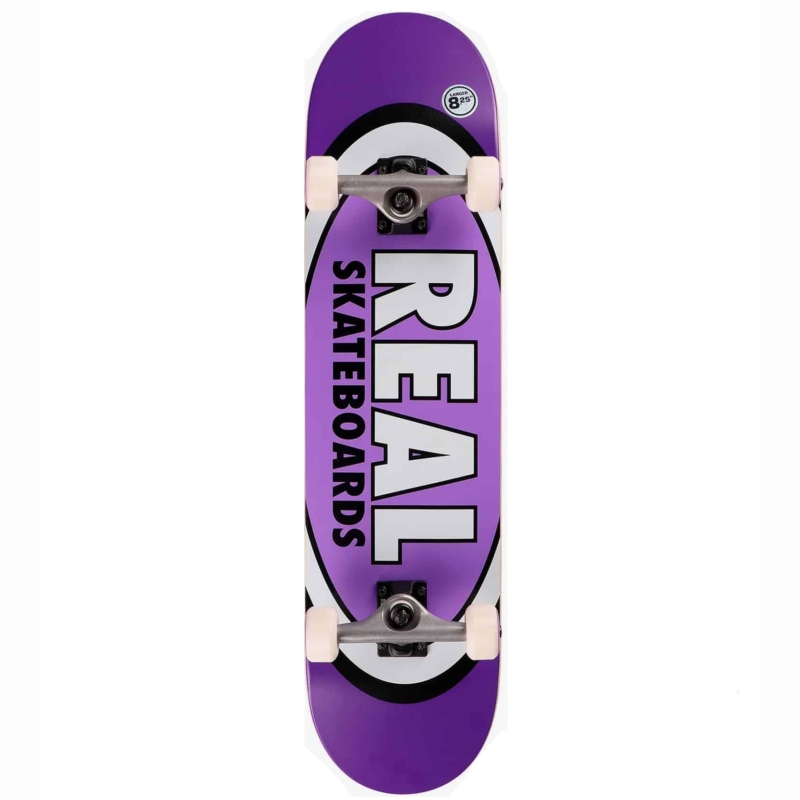 real classic oval purple skateboard complet 8 25
