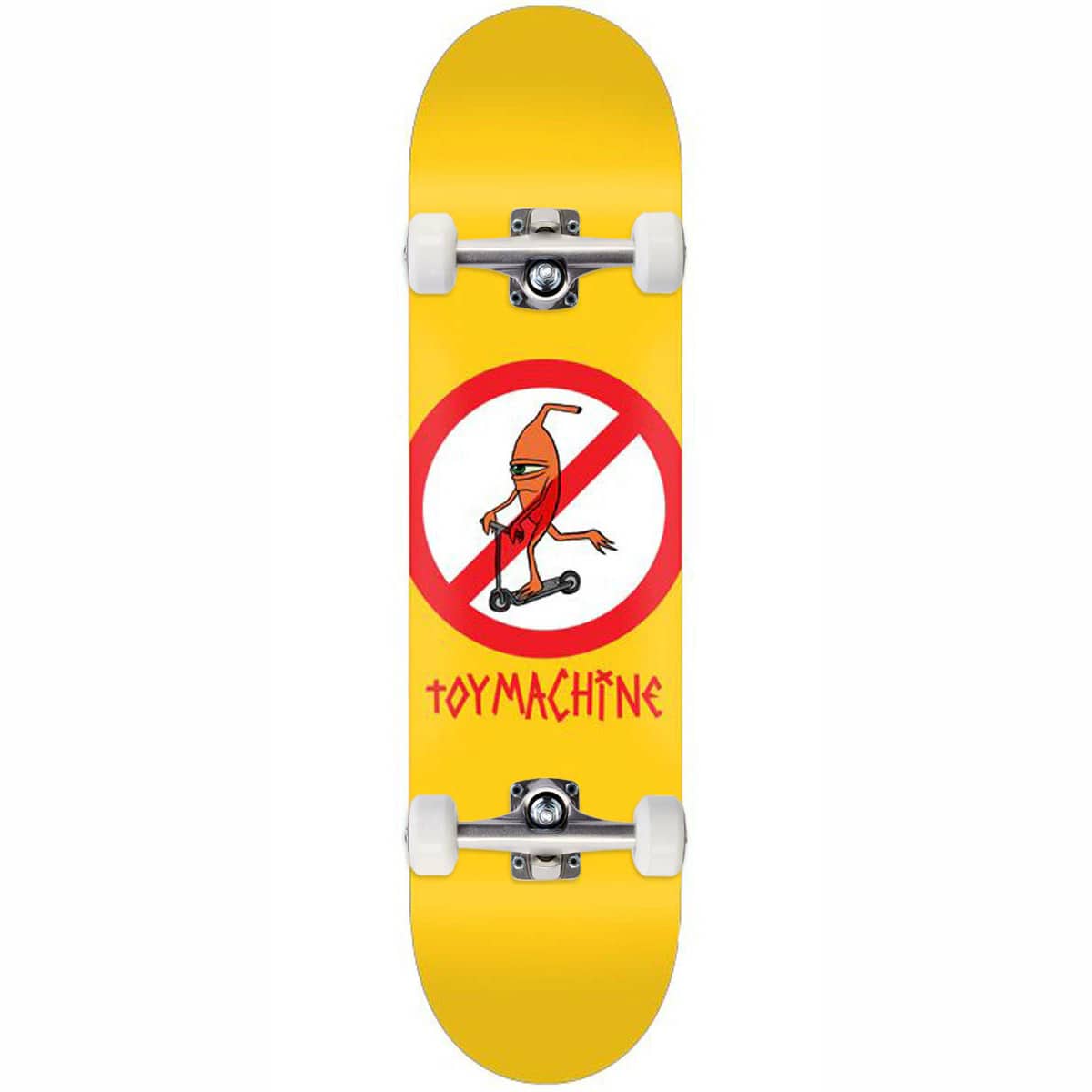 toy machine no scooter yellow skateboard complet 8 0