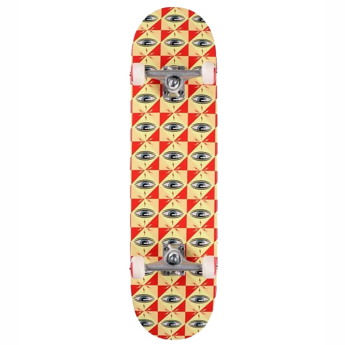 toy machine pattern logo skateboard complet 8 °