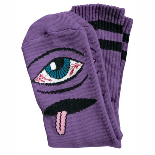 Toy Machine Socks Bloodshot Eye Purple