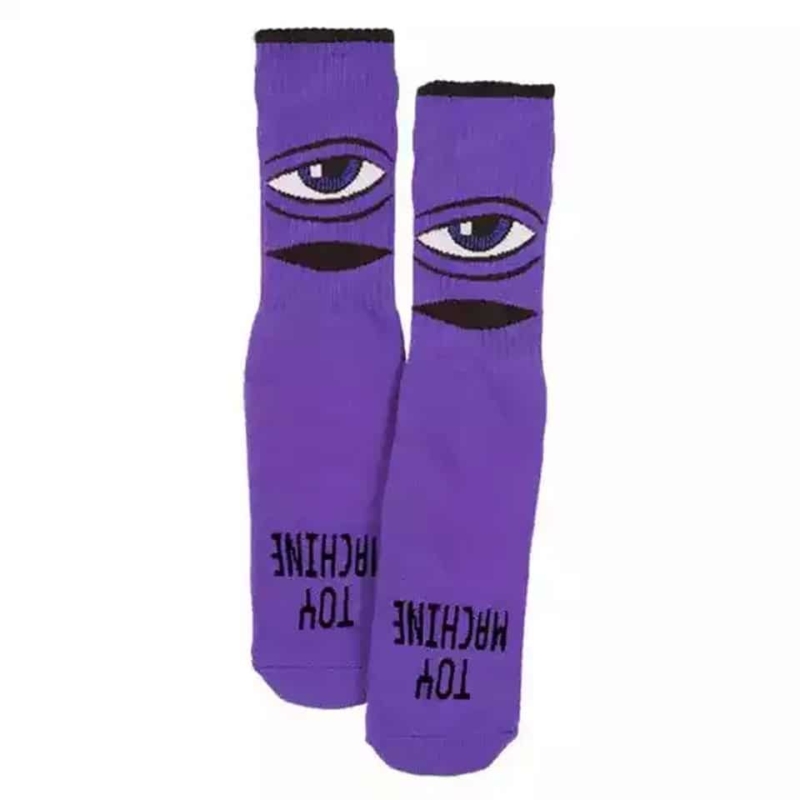 Toy Machine Socks Sect Eye Youth Purple