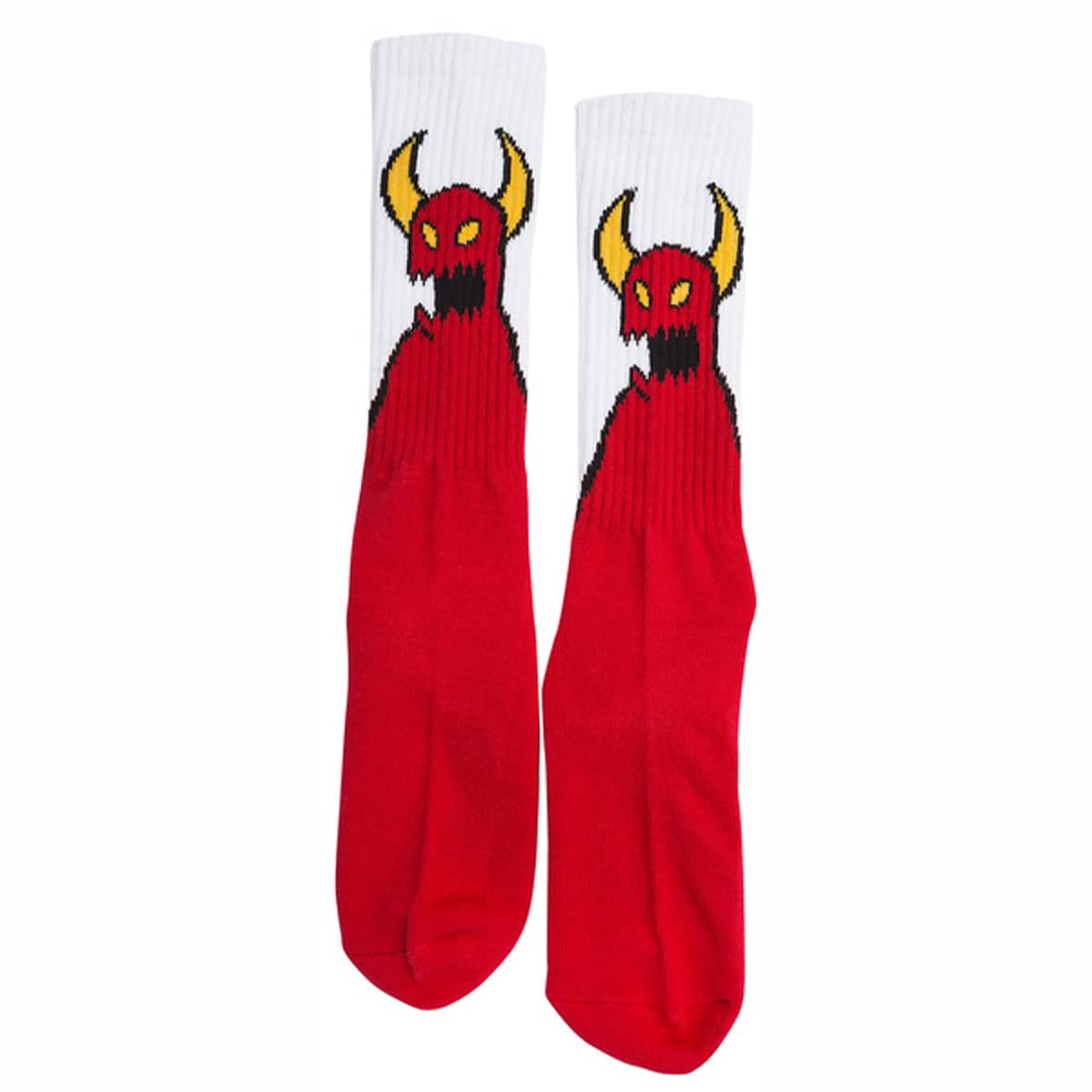 Toy Machine Socks Sketchy Monster Crew Red