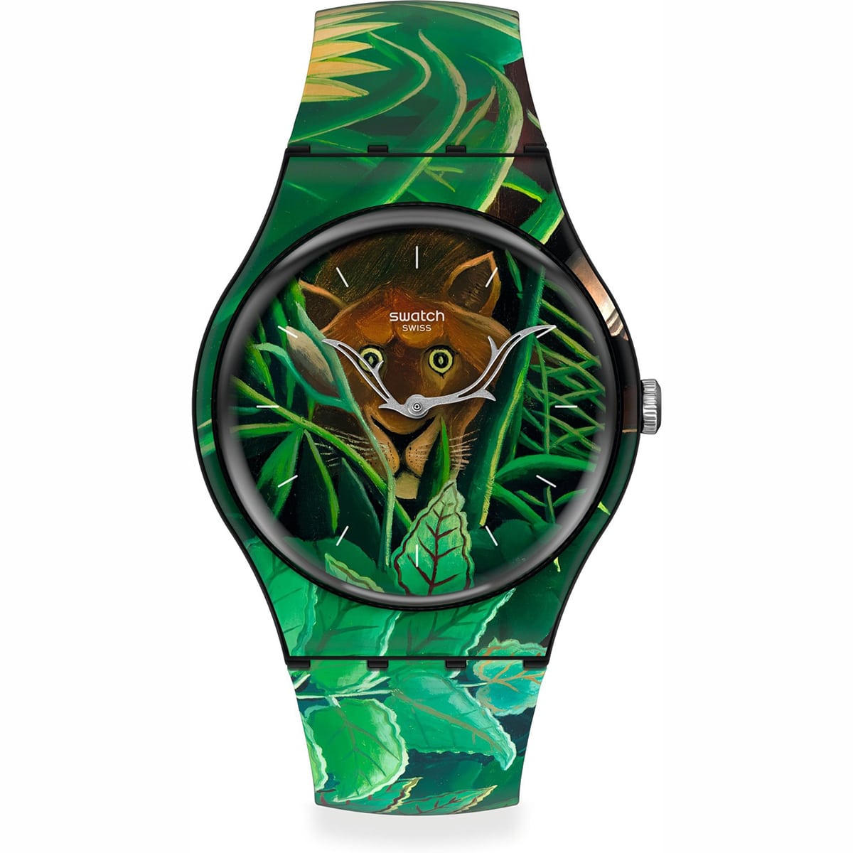 montre homme swatch the dream by henri rousseau