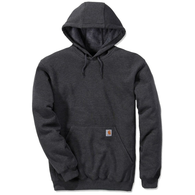 carhartt midweight hooded carbon heather