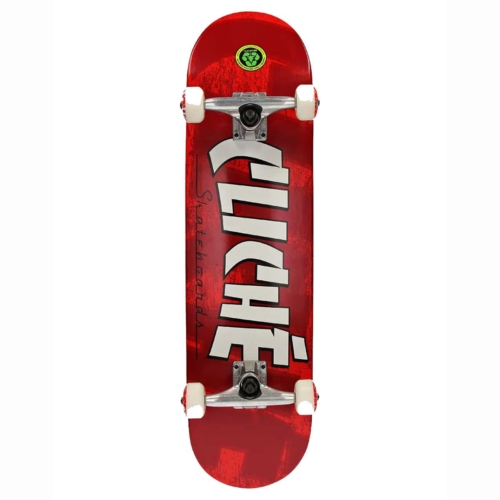cliche complete banco red skateboard complet 7 0