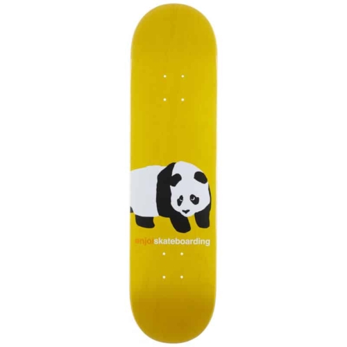 enjoi peekaboo panda r7 yellow deck 8 0