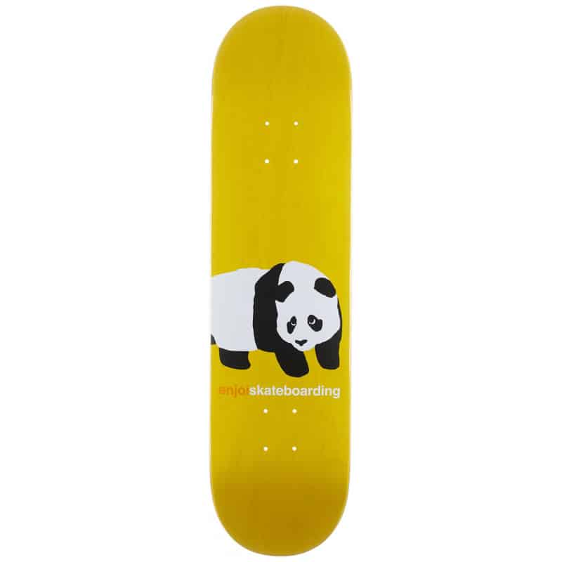 enjoi peekaboo panda r7 yellow deck 8 0