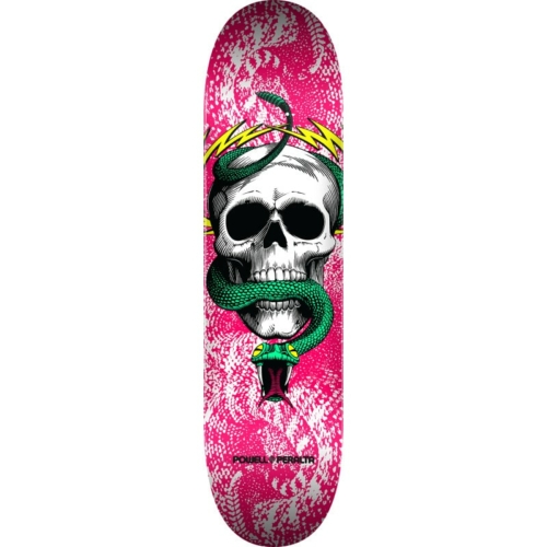 powell peralta pp skull and snake pink deck 7 75