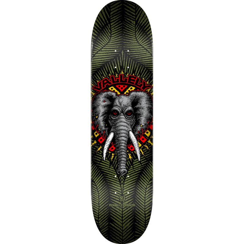 powell peralta pp vallely elephant olive deck 8 25