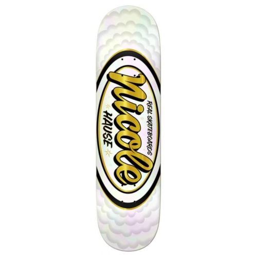 real pro oval nicole white deck 8 5