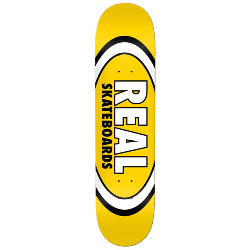 real team classic oval yellow deck 8 06
