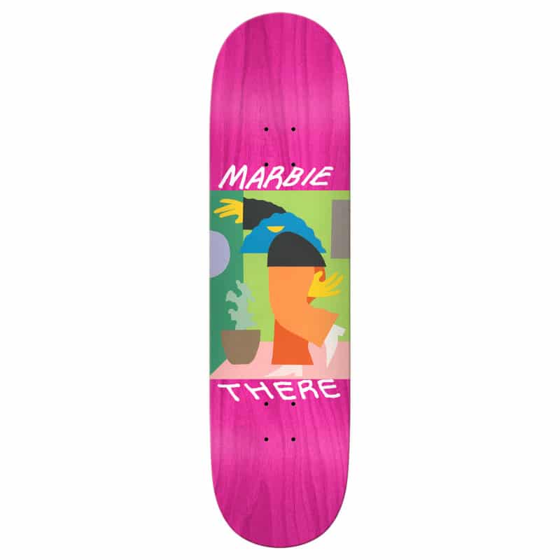there marbie trying to be cool pink deck 8 25