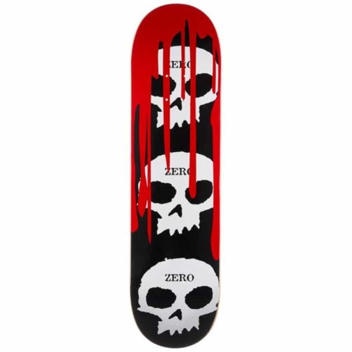 zero 3 skull blood black white red deck 8 25