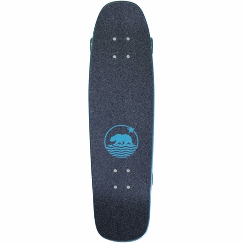 Dusters Beach Prism Teal Holographic Skateboard Cruiser complet 29 0 shape
