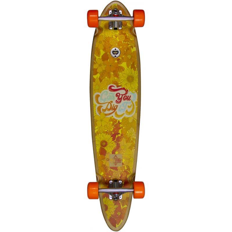 Dusters Dig It 40 Bamboo Orange Longboard complet 40 0
