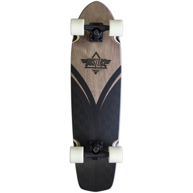 Dusters Flashback Black Black Skateboard Cruiser complet 31 0