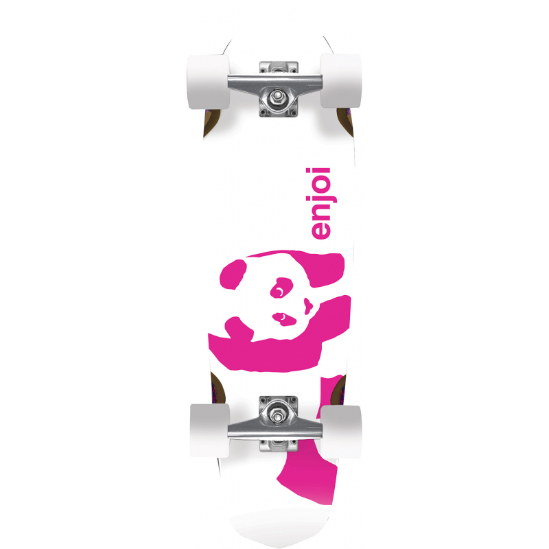 Enjoi Whitey Panda White Skateboard Cruiser complet 28 0