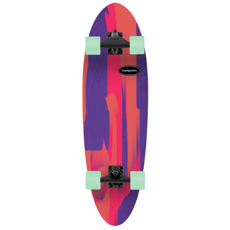Landyachtz Groveler Purple Skateboard Cruiser complet 32 5