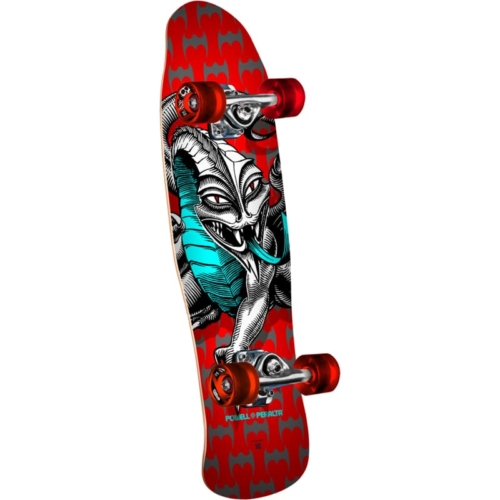 Powell Peralta Cab Dragon Red Skateboard Cruiser complet 29 5
