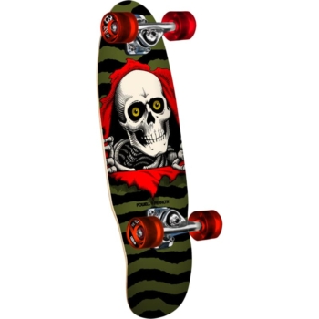 Powell Peralta Ripper Olive Skateboard Cruiser complet 24 0