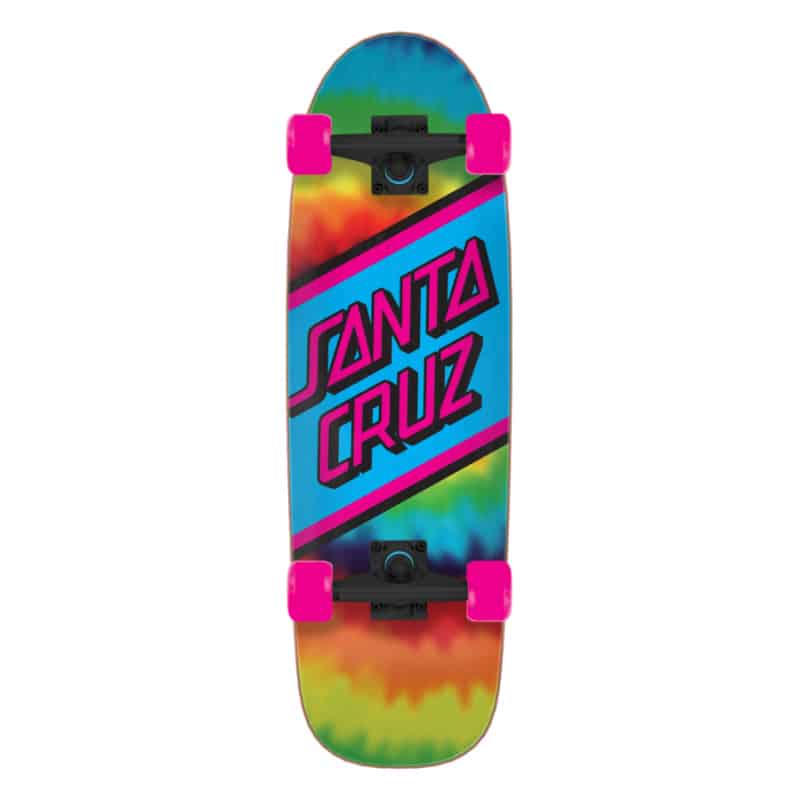 Santa Cruz Rainbow Tie Dye Skateboard Cruiser complet 29 05