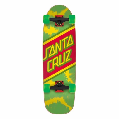 Santa Cruz Rasta Tie Dye Skateboard Cruiser complet 29 05