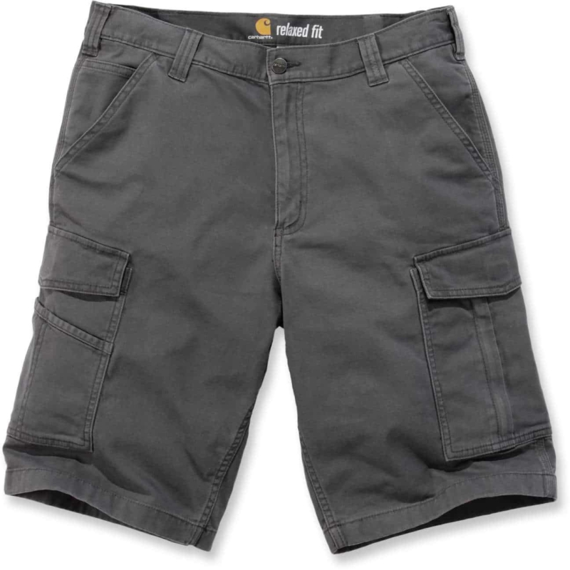 carhartt rigby rugged shadow short homme gris fonce