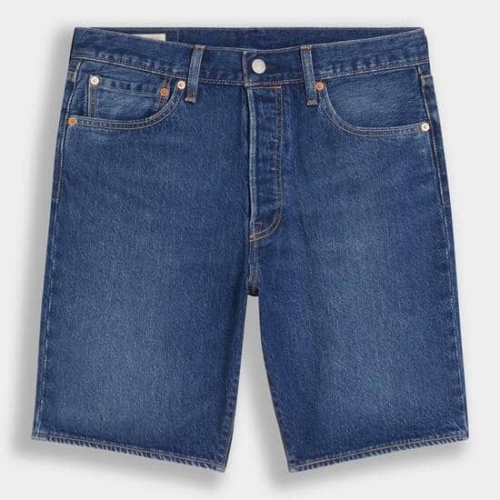 levis 501 original fire goin short jeans homme bleu