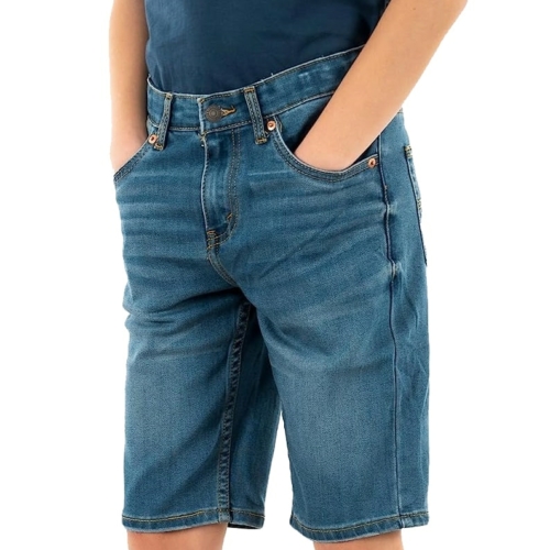 levis kids lvb slim fit eco slow roll shorts jeans garcon