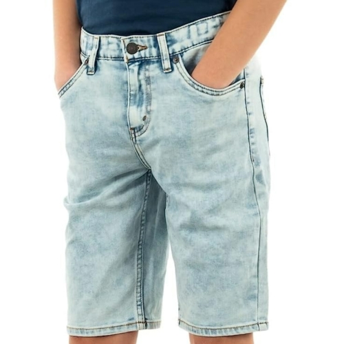 levis kids lvb slim fit lt wt eco washed away shorts jeans garcon