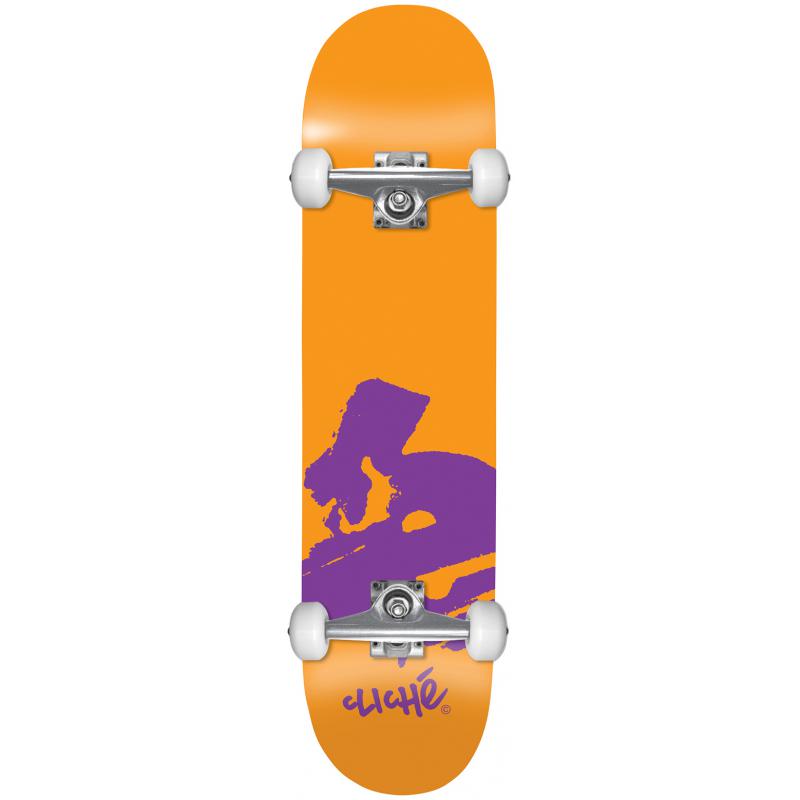 Cliche Europe Orange Skateboard complet 7 875