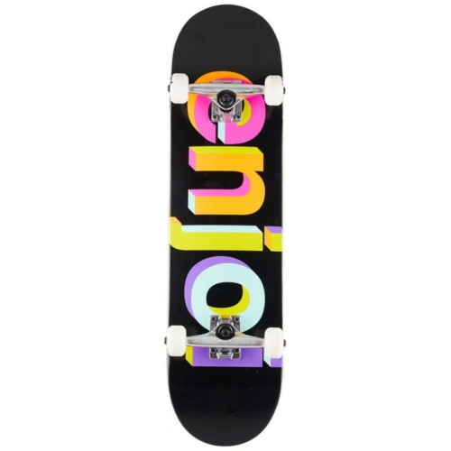 Enjoi Helvetica Neue Neon Spectrum Skateboard complet 8 0