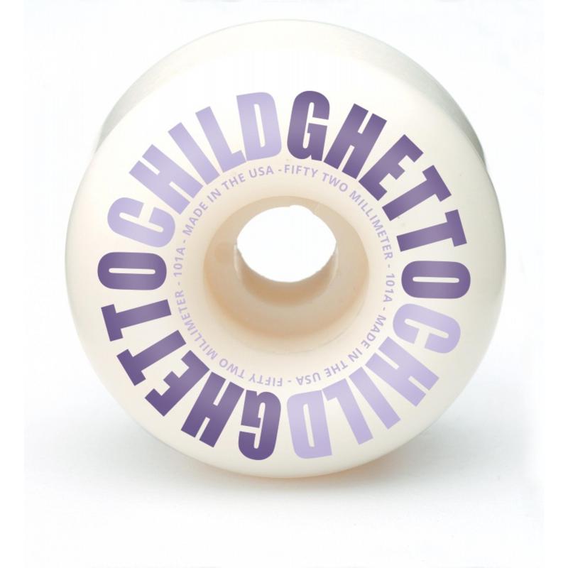 Ghetto Child Classic Logo 52mm Roues de skateboard 101a