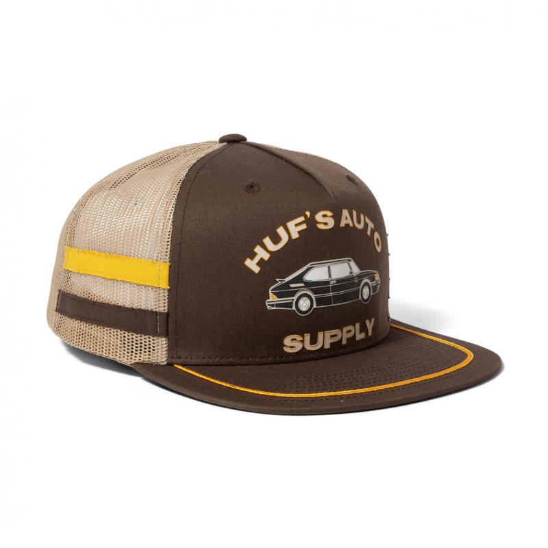 Huf Cap Hufs Auto Supply Trucker Brown Casquette