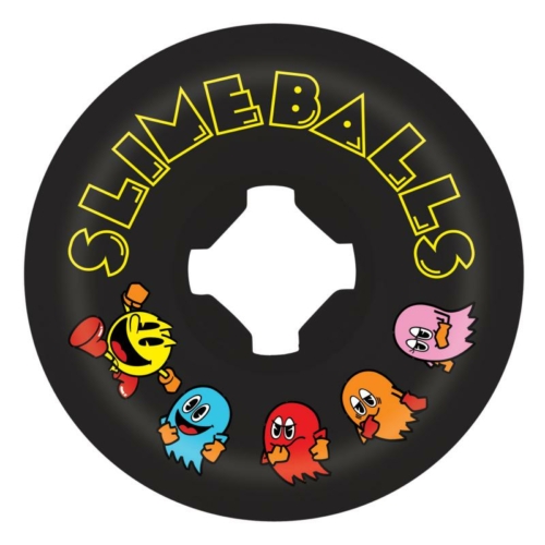 Slime Balls Pacman Vomit Black 54mm Roues de skateboard 97a
