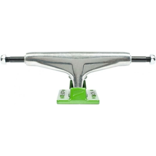 Tensor 5.25 Alum Stencil Mirror Raw Green Jeu de 2 trucks de skateboard 133mm