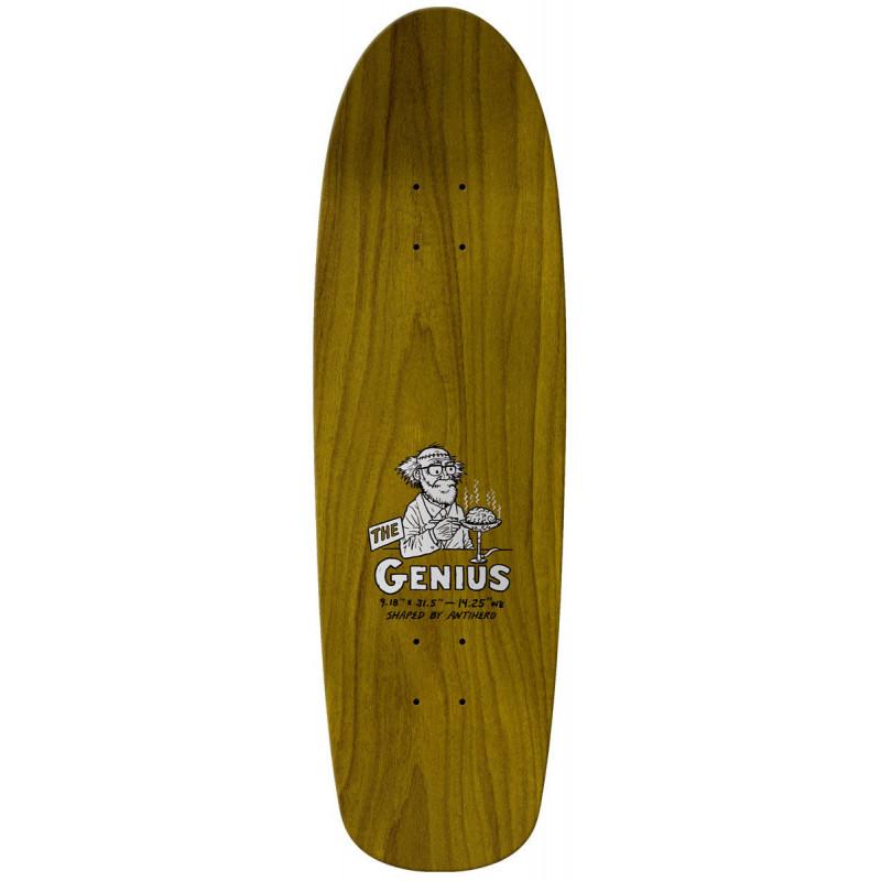 Antihero Classic Eagle Shaped Genius Grey Deck Planche de skateboard 9 18 shape