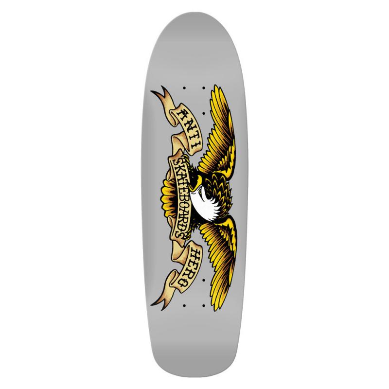 Antihero Classic Eagle Shaped Genius Grey Deck Planche de skateboard 9 18