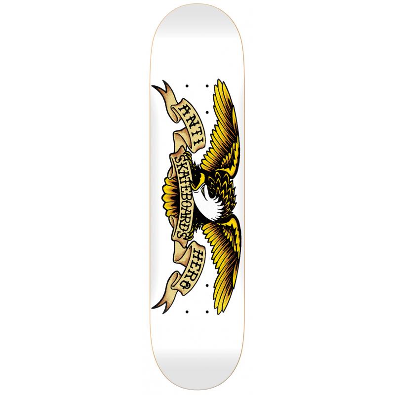 Antihero Classic Eagle White Deck Planche de skateboard 8 75