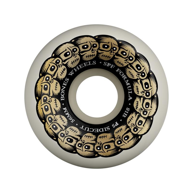 Bones Wheels Spf P5 Circle Skulls 56mm Roues de skateboard 81b