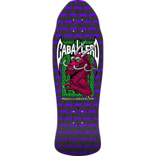 Powell Peralta Reissue Cab Street Black Deck Planche de skateboard 9 6