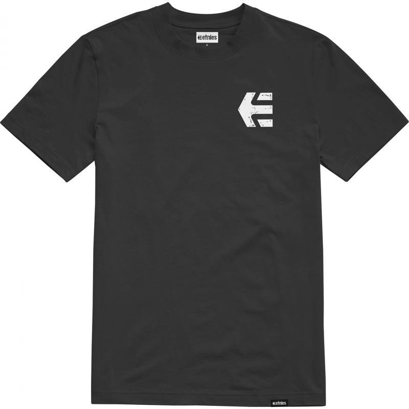 Etnies Skate Co Ss Tee Black White T shirt Noir