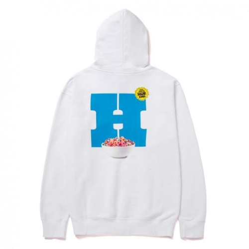 Huf Cereal Killer Hood White Sweat a capuche Blanc vue2