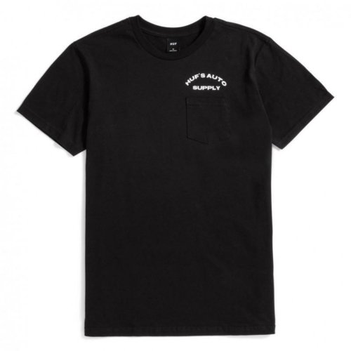 Huf Chop Shop Ss Pocket Black T shirt Noir vue2