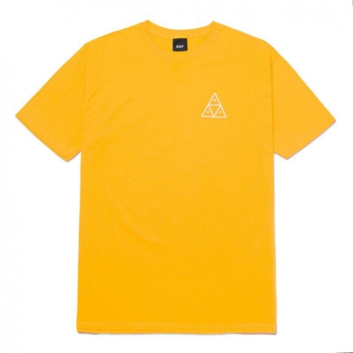 Huf Essentials Tt Lemon Yellow Ss T shirt Jaune vue2