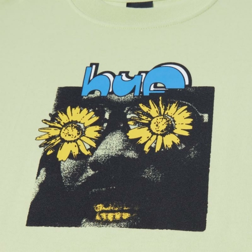 Huf Eye Know Ss Lime T shirt Jaune vue2