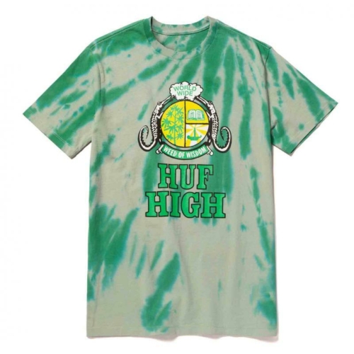 Huf Huf High Ss Sycamore T shirt Vert