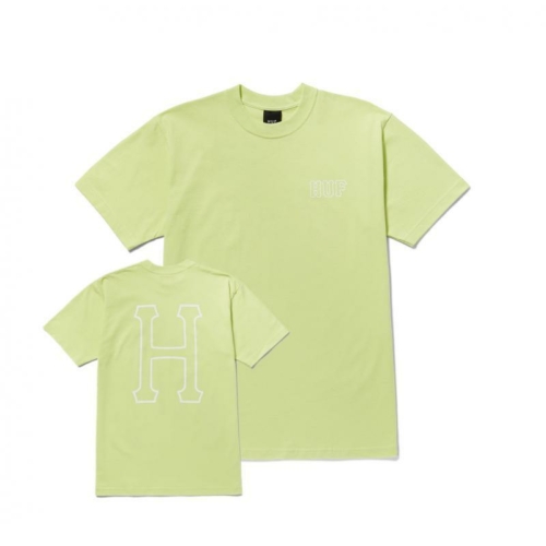 Huf Huf Set H Ss Lime T shirt Jaune